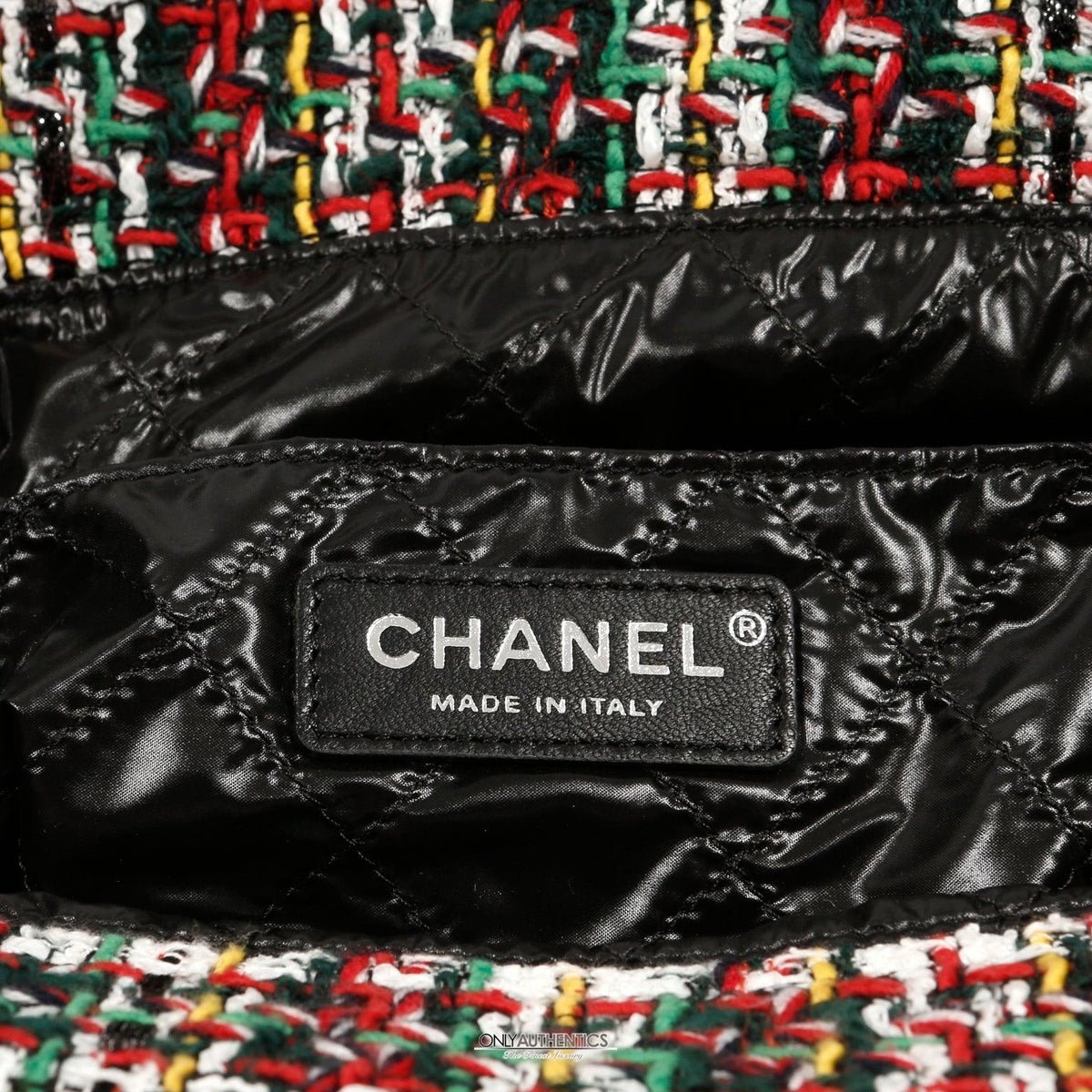 Chanel Multicolor Tweed No. 5 Tote