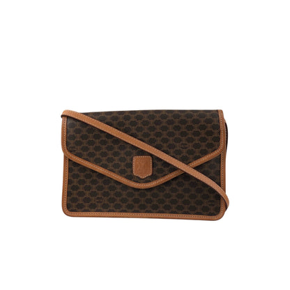 CELINE  Shoulder bag Brown Vintage tfmjuy