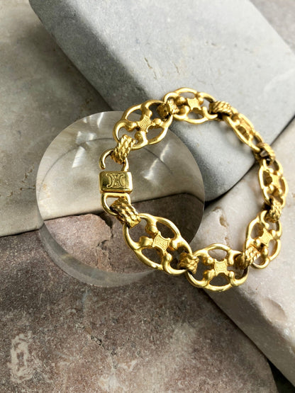 CELINE  Bracelet Gold Vintage zp5bm5