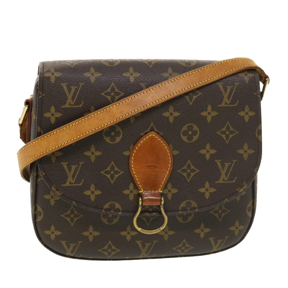 LOUIS VUITTON Monogram Saint Cloud GM Shoulder Bag M51242 LV tb569