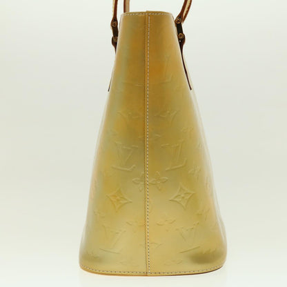 LOUIS VUITTON Monogram Vernis Houston Hand Bag Gris M91053 LV tb601