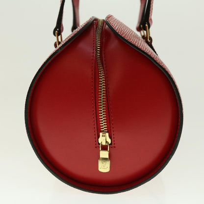 LOUIS VUITTON Epi Soufflot Hand Bag Red M52227 LV tb611