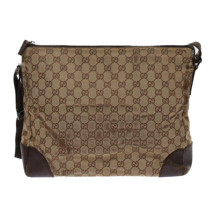 GUCCI GG Canvas Pouch Shoulder Bag 2Set Beige  tb790