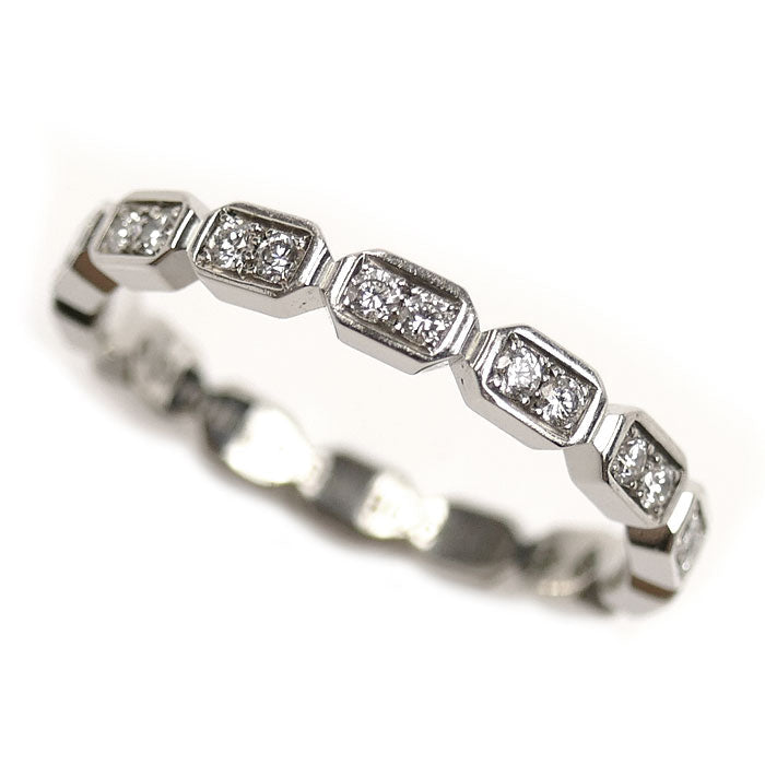 Chanel Première Promesse Pt950 Platinum Diamond Ring Size 51