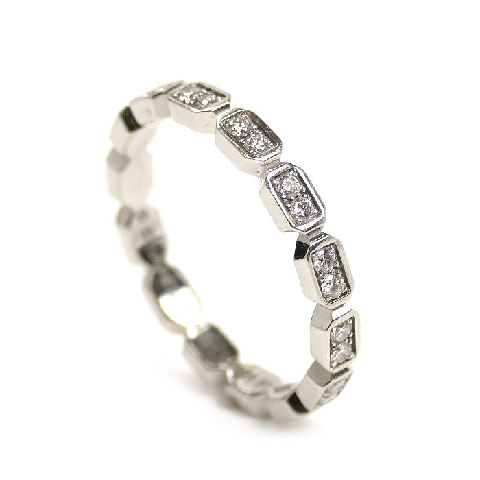 Chanel Première Promesse Pt950 Platinum Diamond Ring Size 51