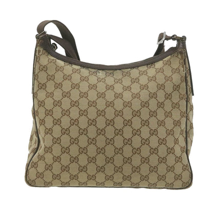 GUCCI Web Sherry Line GG Canvas Hand Shoulder Bag 2Set Beige  th1038