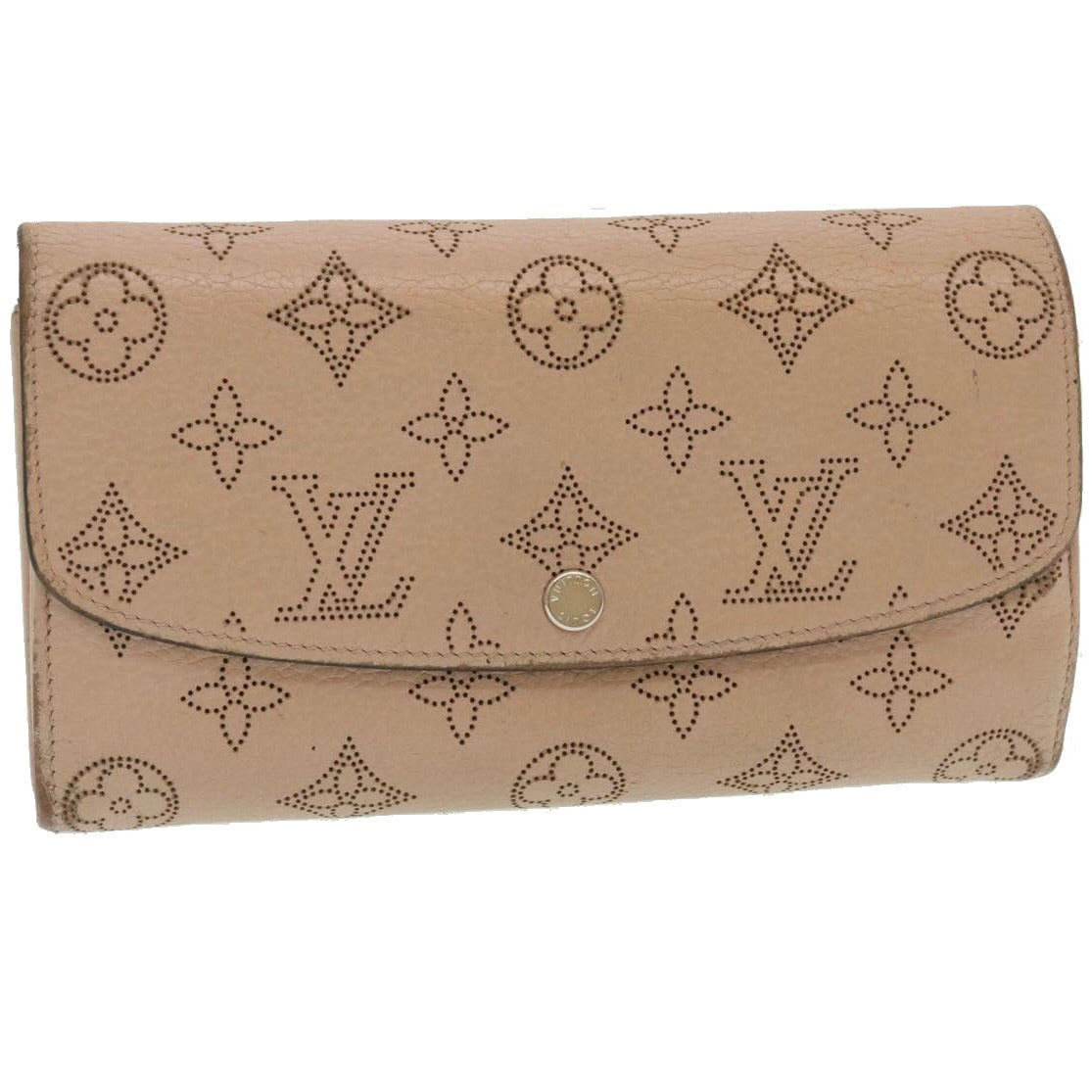 LOUIS VUITTON Mahina Portefeuille Iris Long Wallet Pink M60145 LV Auth th2483