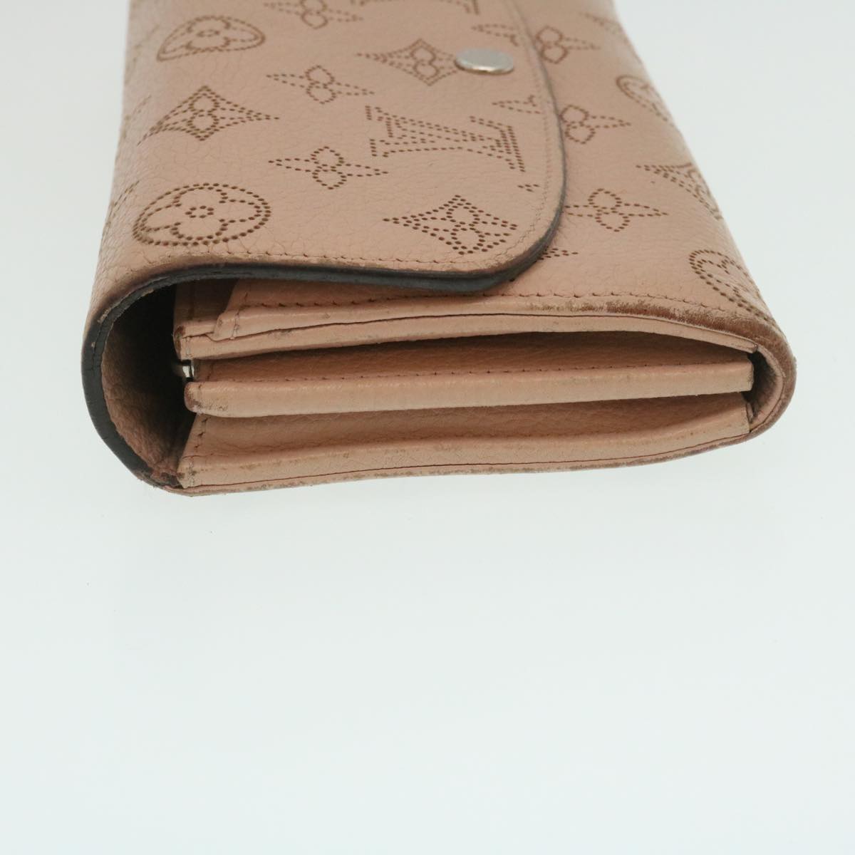 LOUIS VUITTON Mahina Portefeuille Iris Long Wallet Pink M60145 LV Auth th2483