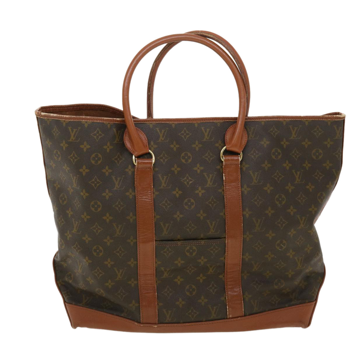 LOUIS VUITTON Monogram Sac Weekend GM Tote Bag M42420 LV th2958