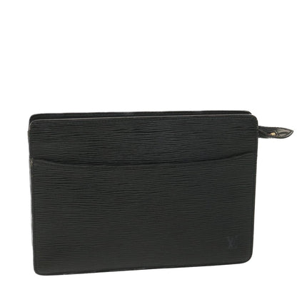 LOUIS VUITTON Epi Pochette Homme Clutch Bag Noir M52522 LV th3471