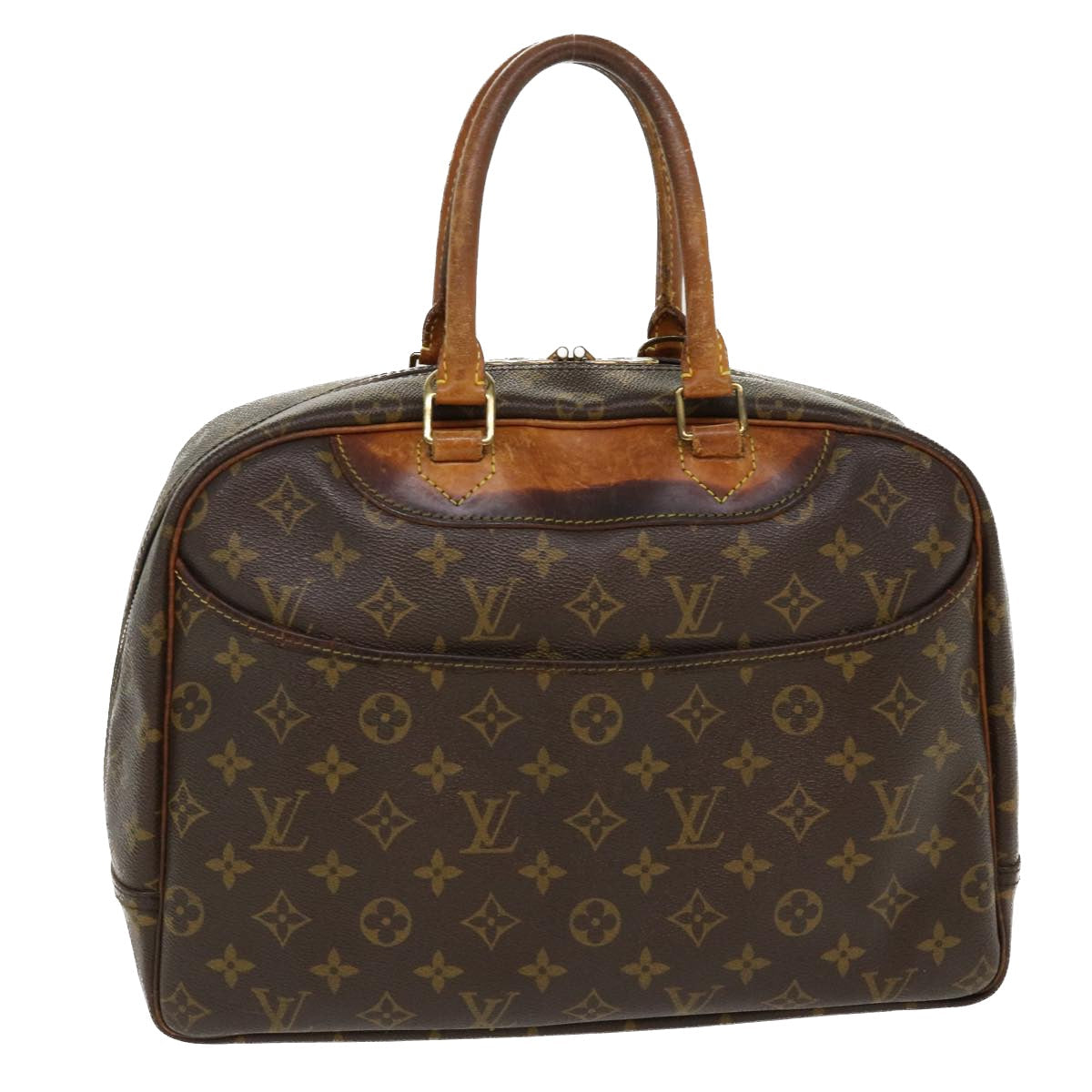 LOUIS VUITTON Monogram Deauville Hand Bag M47270 LV th3478
