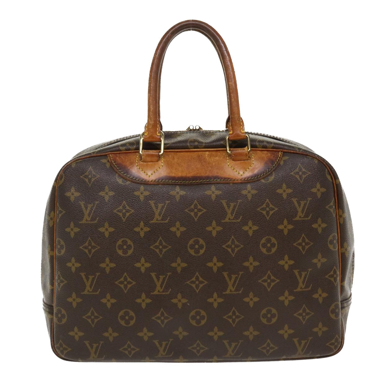 LOUIS VUITTON Monogram Deauville Hand Bag M47270 LV th3478