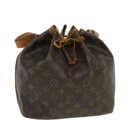 LOUIS VUITTON Monogram Petit Noe Shoulder Bag M42226 LV th3483
