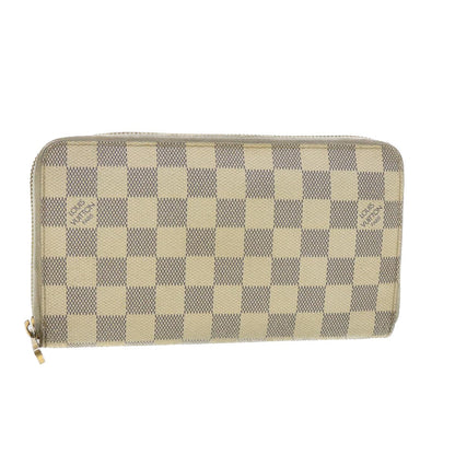LOUIS VUITTON Damier Azur Zippy Organizer Long Wallet N60012 LV th3484