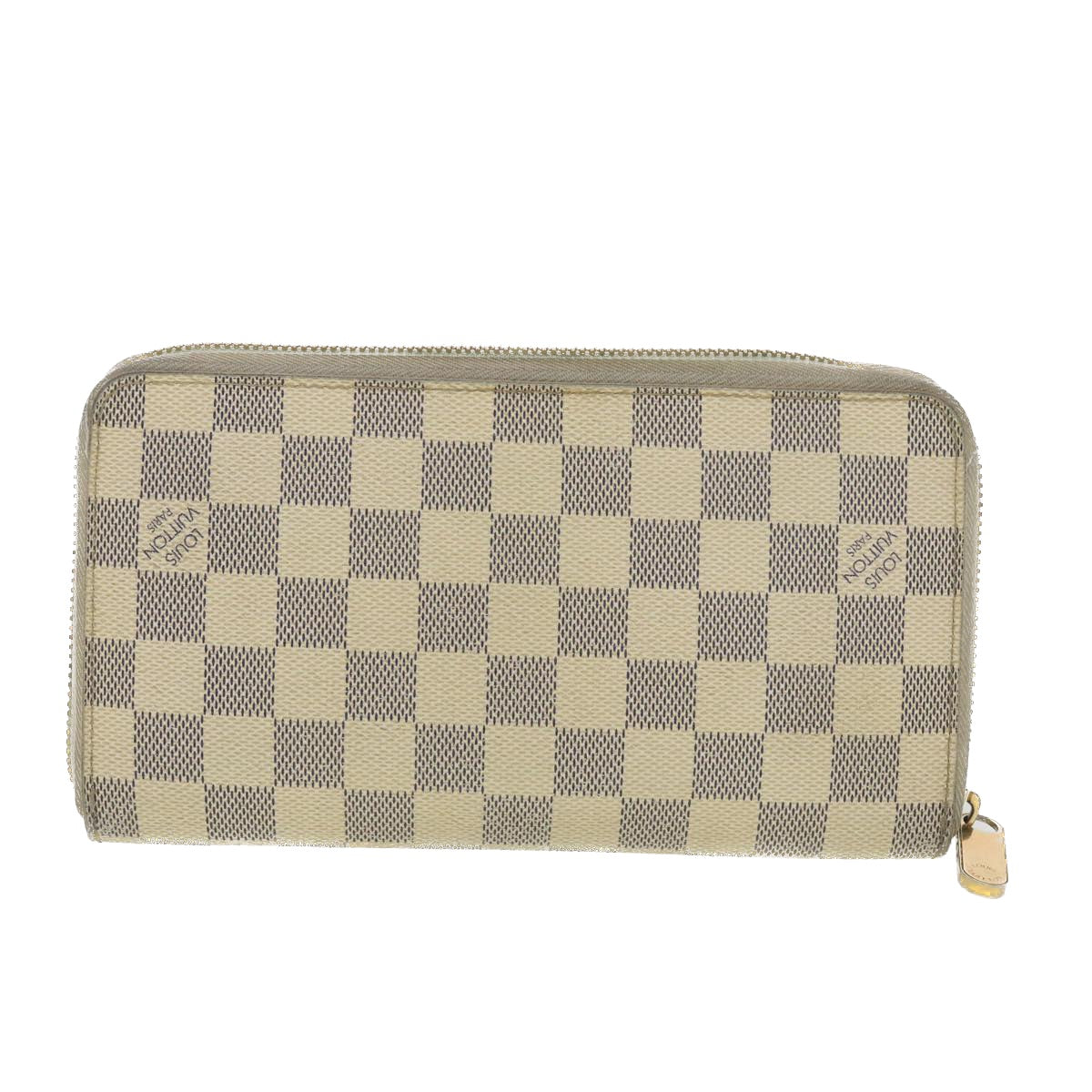 LOUIS VUITTON Damier Azur Zippy Organizer Long Wallet N60012 LV th3484