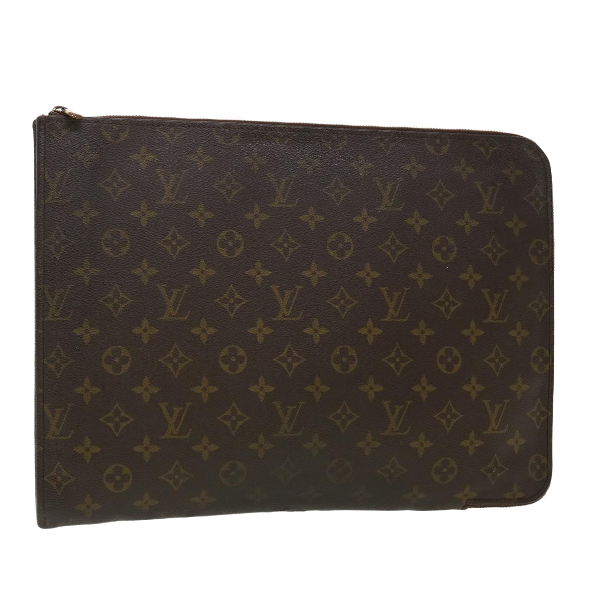 LOUIS VUITTON Monogram Poche Document Briefcase M53400 LV th3491