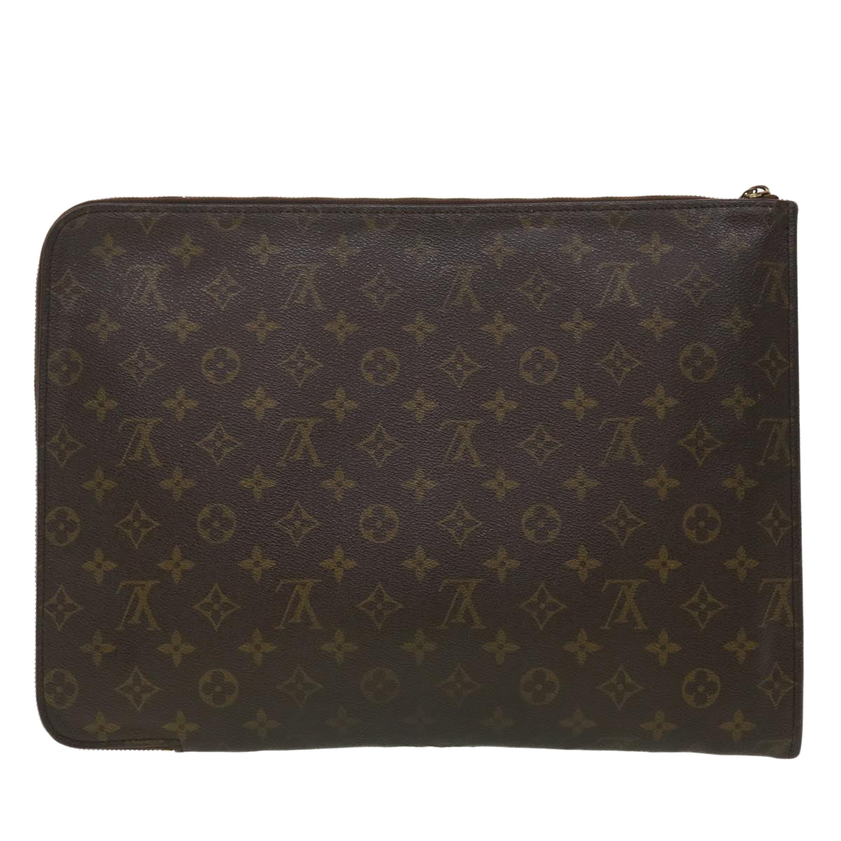 LOUIS VUITTON Monogram Poche Document Briefcase M53400 LV th3491