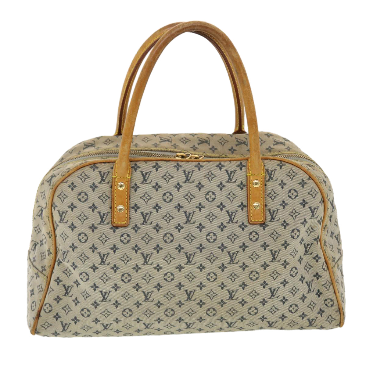 LOUIS VUITTON Monogram Mini Marie Hand Bag Blue M92003 LV th3505