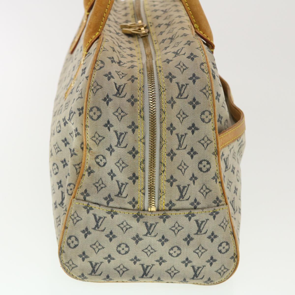 LOUIS VUITTON Monogram Mini Marie Hand Bag Blue M92003 LV th3505