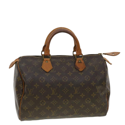 LOUIS VUITTON Monogram Speedy 30 Hand Bag M41526 LV th3508