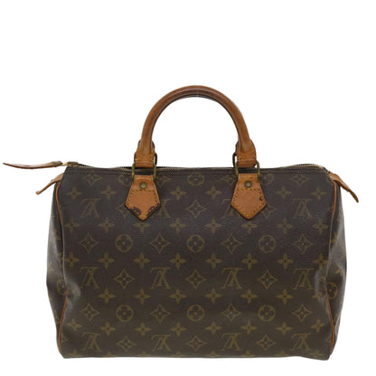 LOUIS VUITTON Monogram Speedy 30 Hand Bag M41526 LV th3508