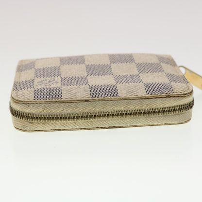 LOUIS VUITTON Damier Azur Zippy Coin Purse Coin Purse N63069 LV th3512