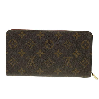 LOUIS VUITTON Monogram Porte Monnaie Zip Long Wallet M61727 LV th3516