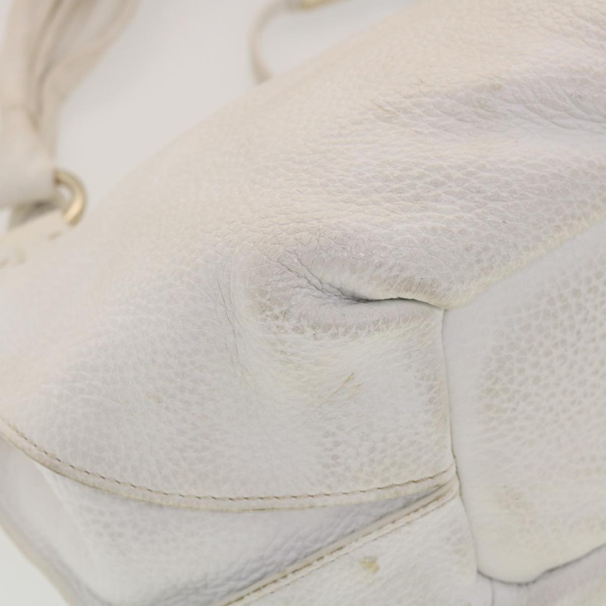 Celine Shoulder Bag Leather White PP-SA-1027  th3524