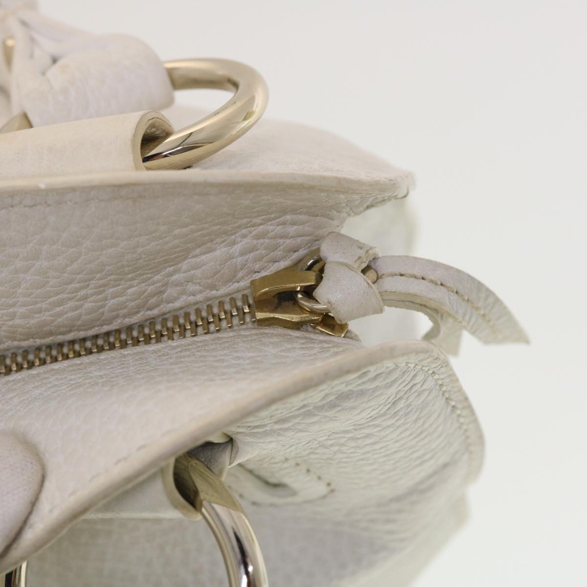 Celine Shoulder Bag Leather White PP-SA-1027  th3524