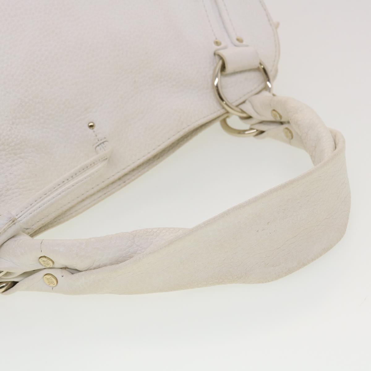 Celine Shoulder Bag Leather White PP-SA-1027  th3524