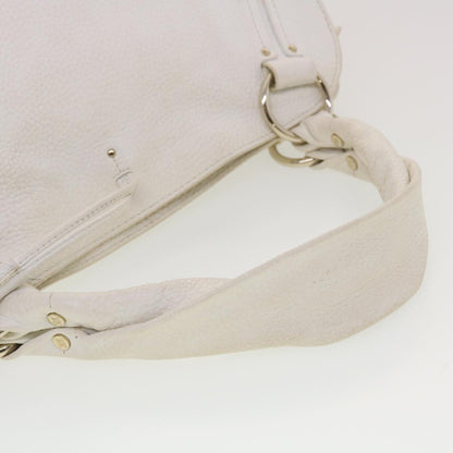 Celine Shoulder Bag Leather White PP-SA-1027  th3524