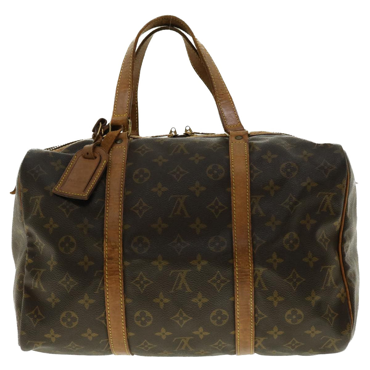 LOUIS VUITTON Monogram Sac Souple 35 Boston Bag M41626 LV th3528