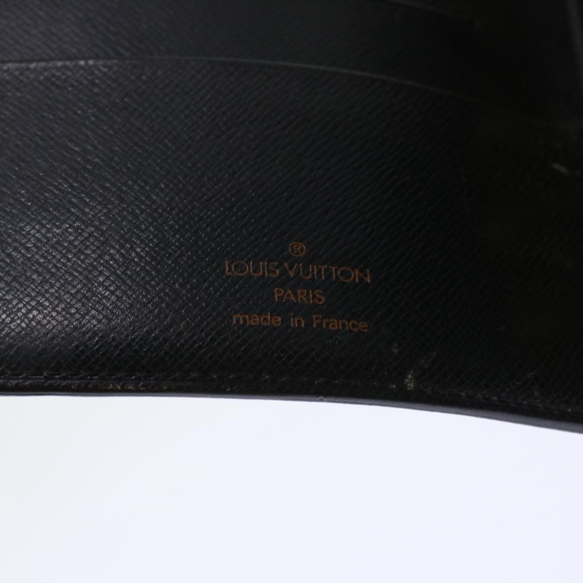 LOUIS VUITTON Epi Agenda MM Day Planner Cover Black R20042 LV  th3786