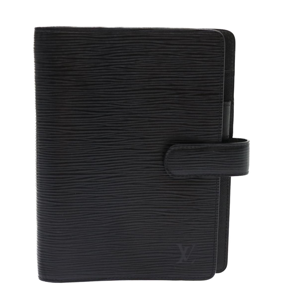 LOUIS VUITTON Epi Agenda MM Day Planner Cover Black R20042 LV  th3786