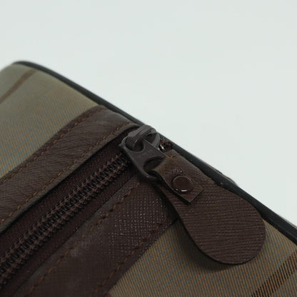BURBERRYSs Nova Check Boston Bag Canvas Brown Auth th5134