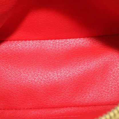 Celine 2Way Hand Bag Shoulder Bag Caviar Skin Yellow  am1494s