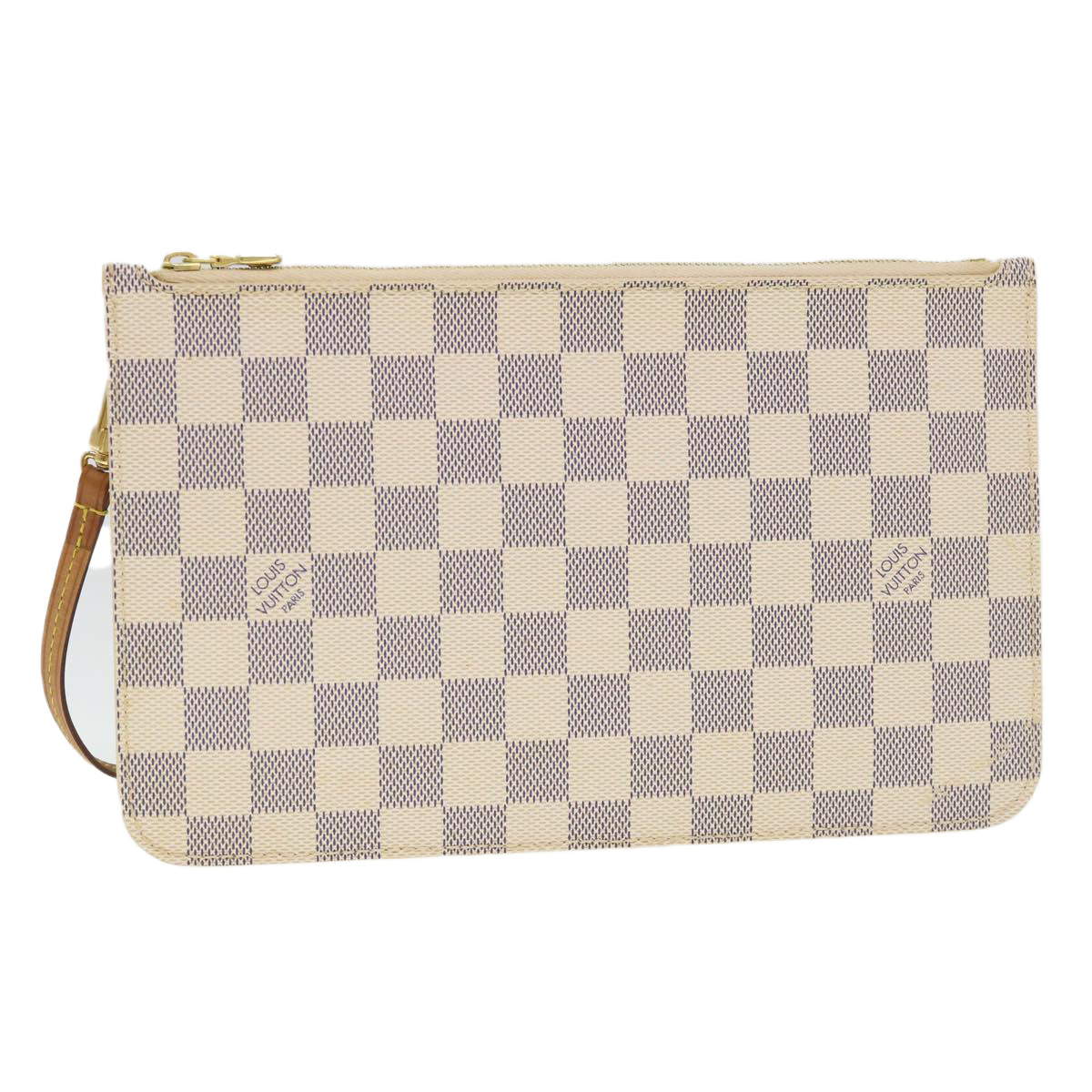 LOUIS VUITTON Damier Azur Neverfull MM Pouch LV S202