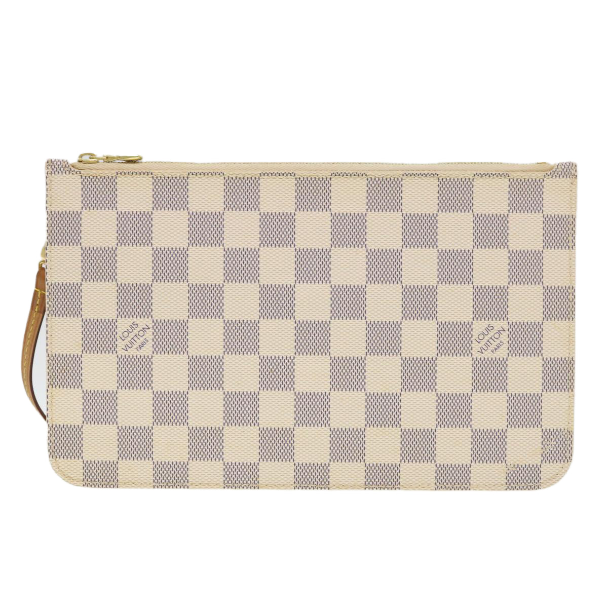 LOUIS VUITTON Damier Azur Neverfull MM Pouch LV S202