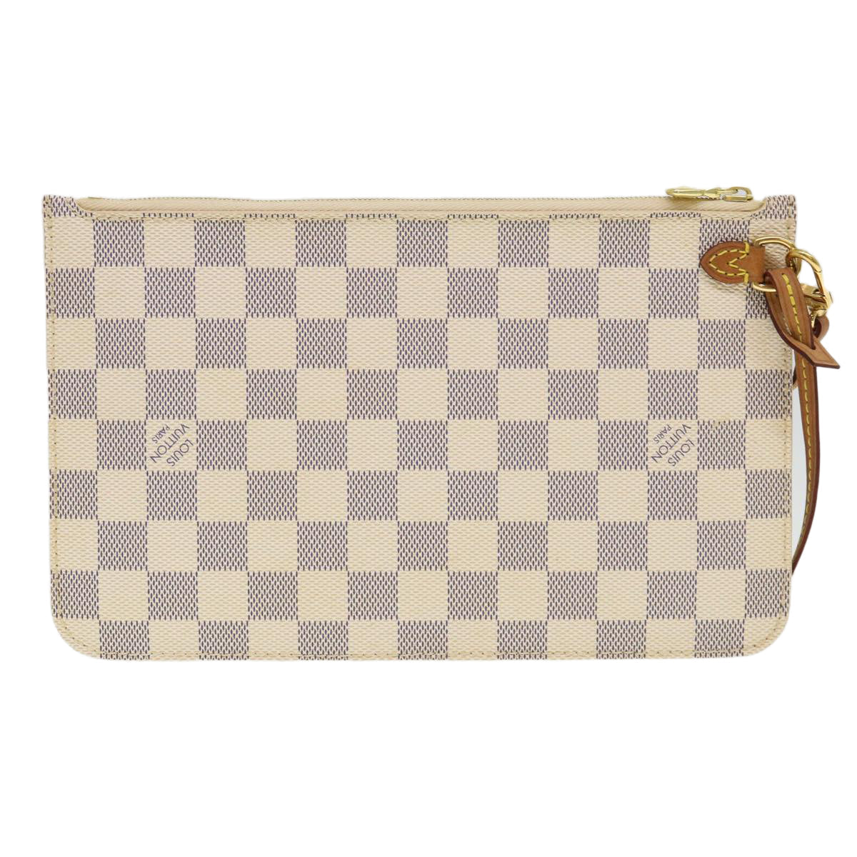 LOUIS VUITTON Damier Azur Neverfull MM Pouch LV S202