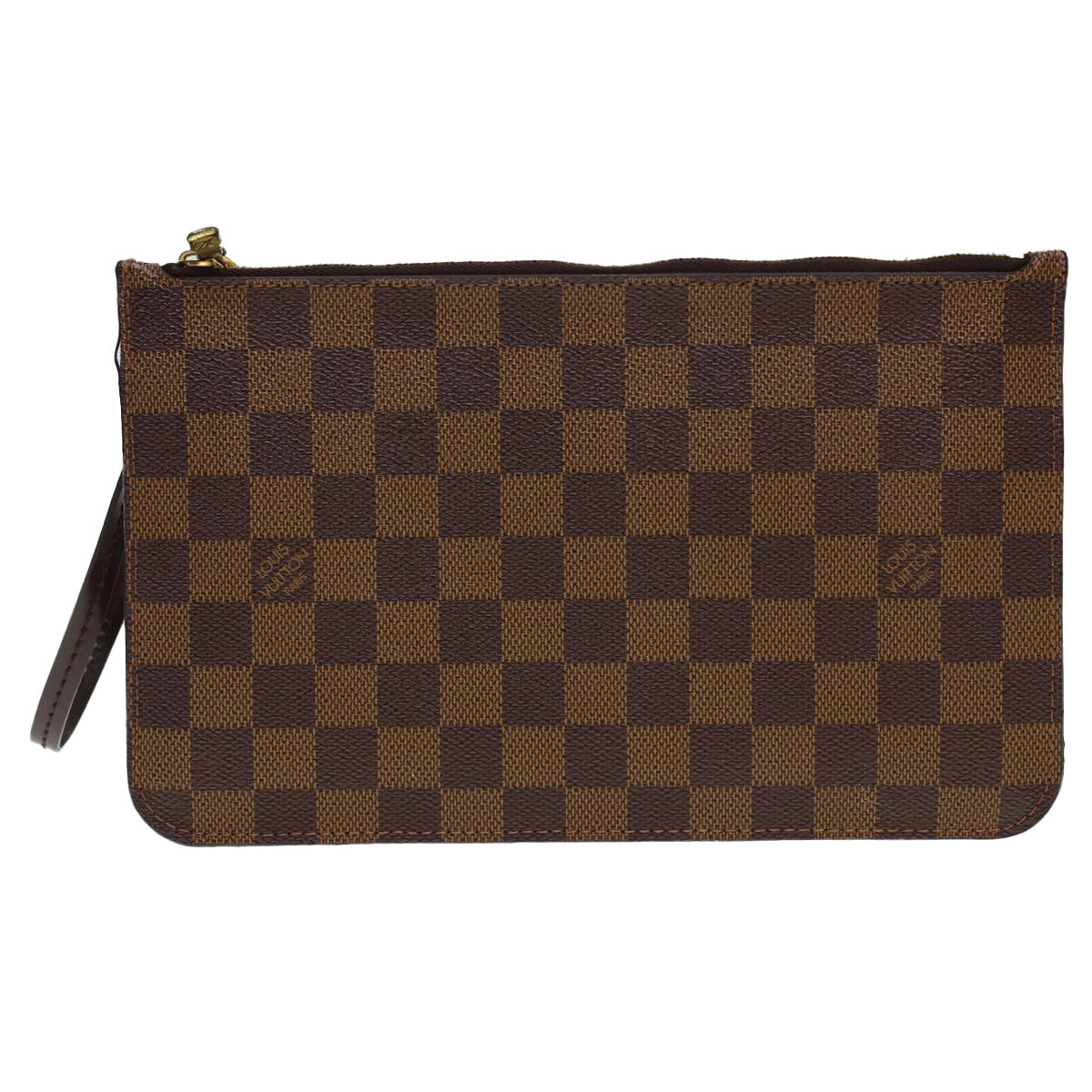 LOUIS VUITTON Damier Ebene Neverfull MM Pouch LV am4169