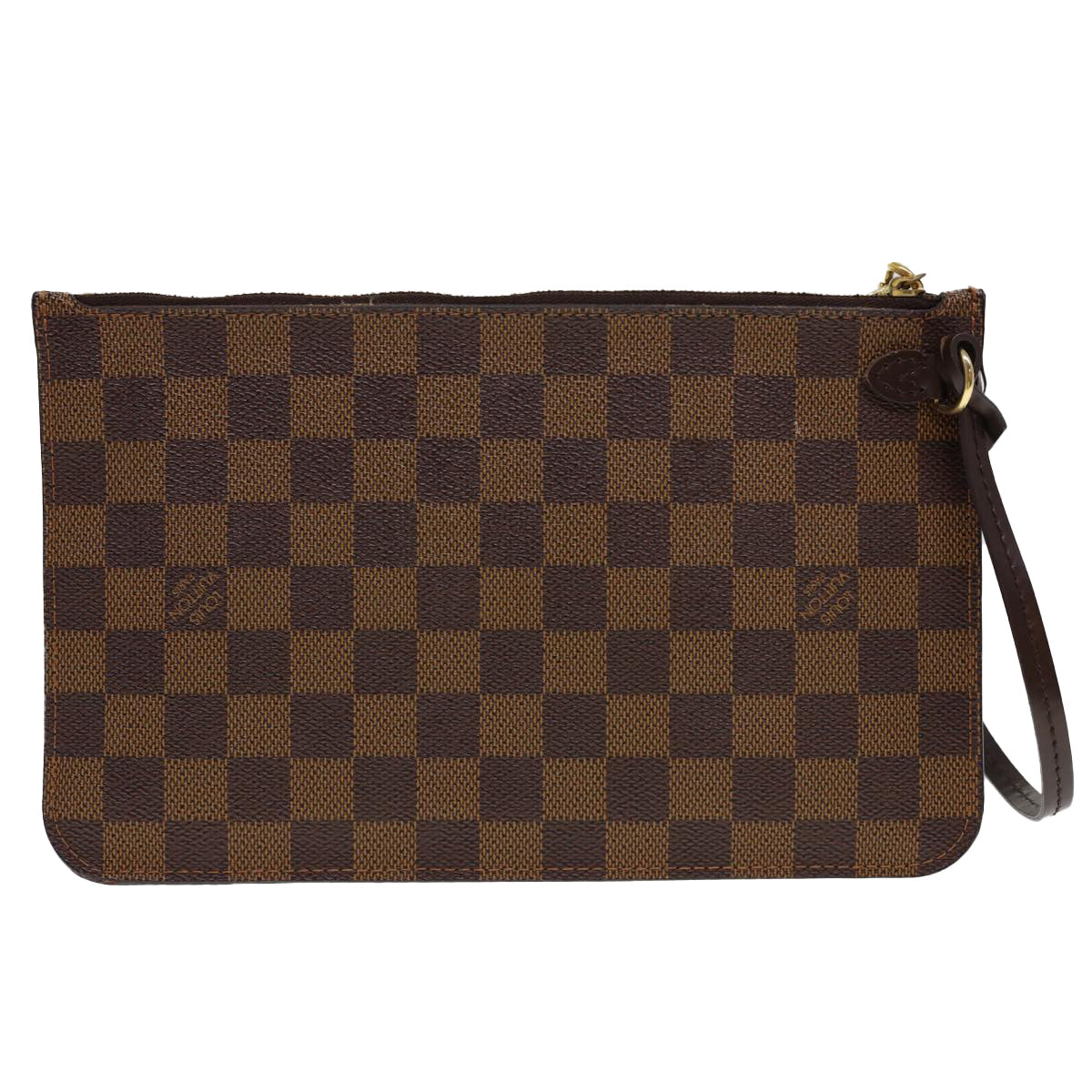 LOUIS VUITTON Damier Ebene Neverfull MM Pouch LV am4169