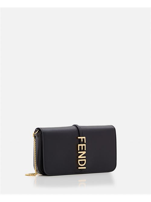 Fendi Women Leather Wallet On Chain