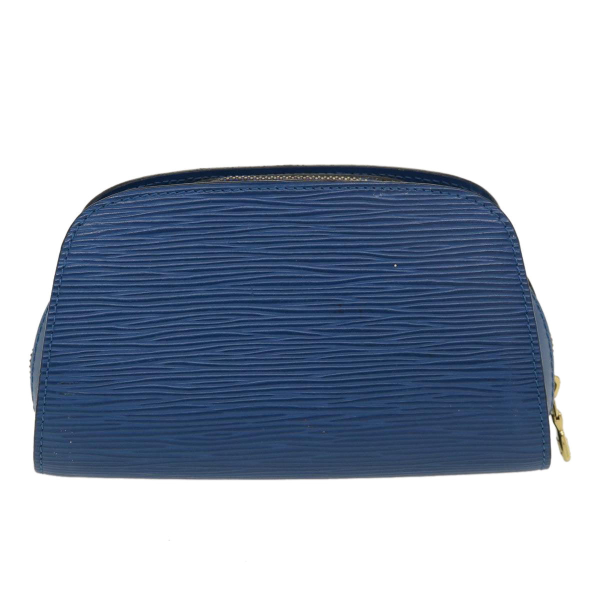 LOUIS VUITTON Epi Dauphine PM Pouch Blue M48445 LV ti1020