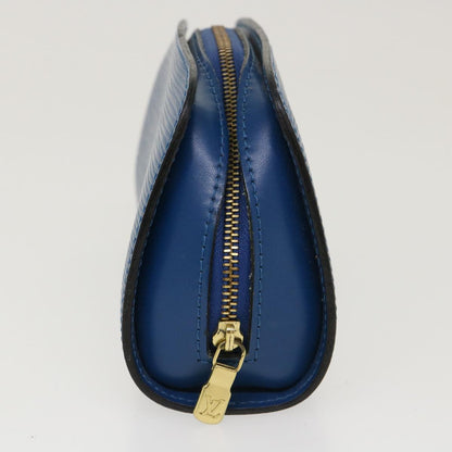 LOUIS VUITTON Epi Dauphine PM Pouch Blue M48445 LV ti1020