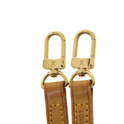 LOUIS VUITTON Shoulder Strap Leather 45.7"" Beige LV ti1022
