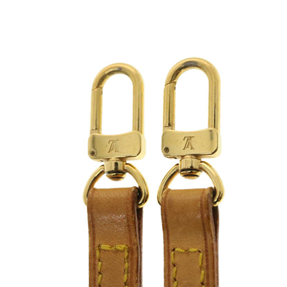 LOUIS VUITTON Shoulder Strap Leather 45.7"" Beige LV ti1022