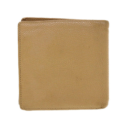 Chanel Wallet Caviar Skin Beige CC Auth ti1127