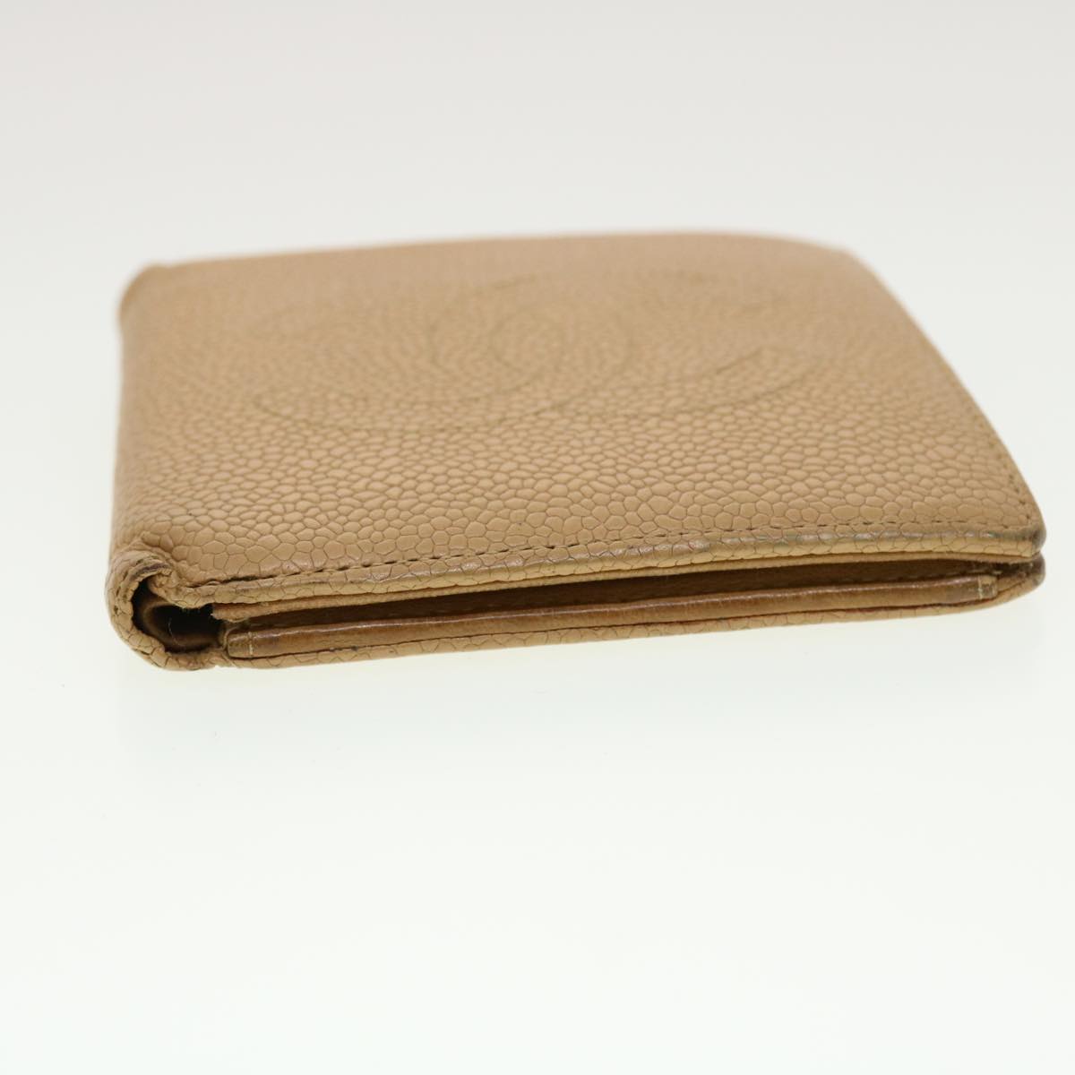Chanel Wallet Caviar Skin Beige CC  ti1127