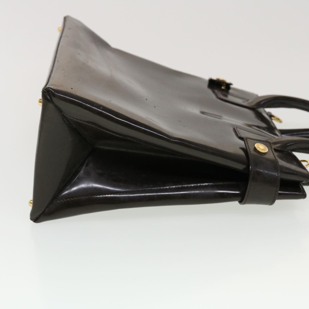 GUCCI Hand Bag Leather 2way Shoulder Bag Brown 00011180503  ti1151