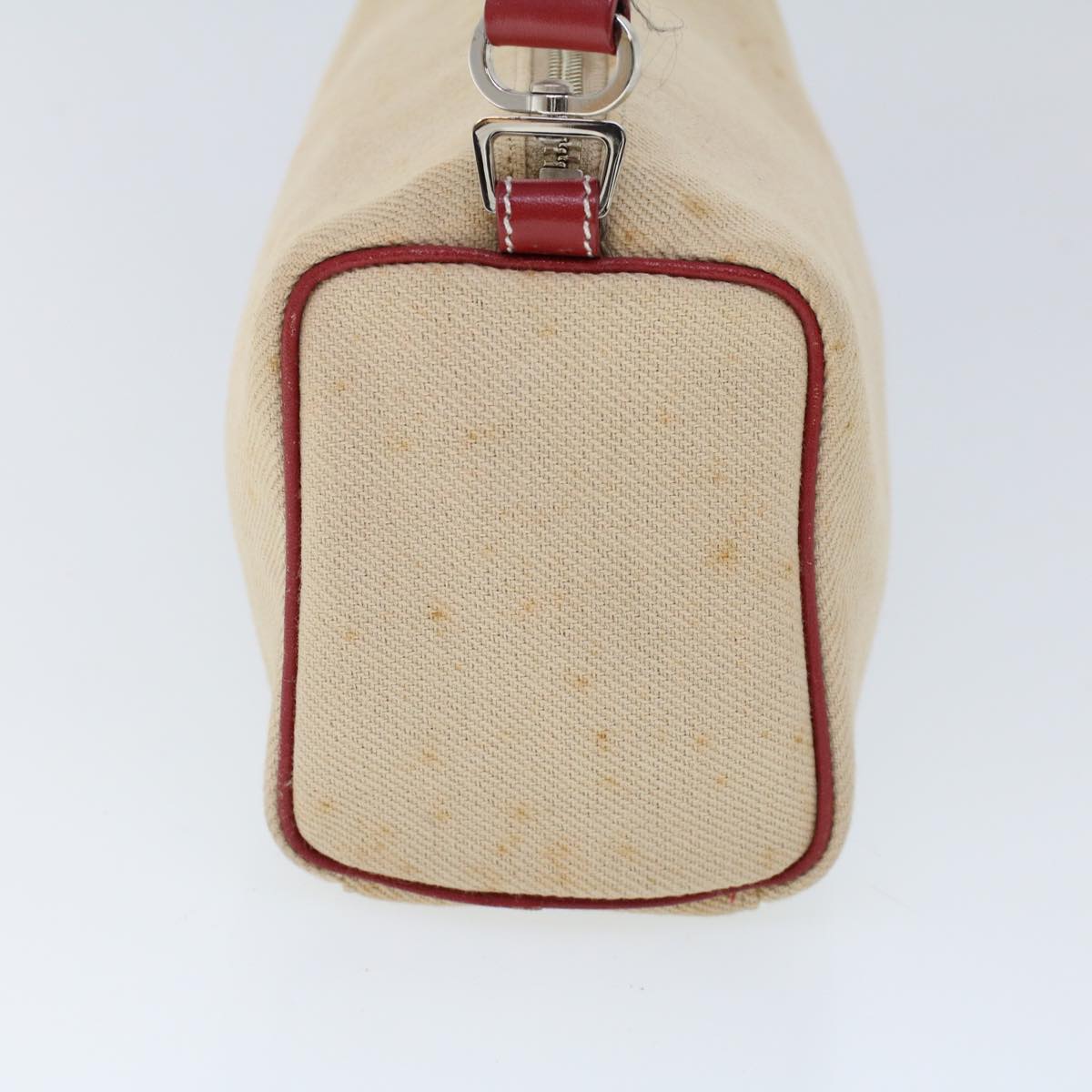 Burberry Blue Label Shoulder Bag Canvas Beige Auth ti1213